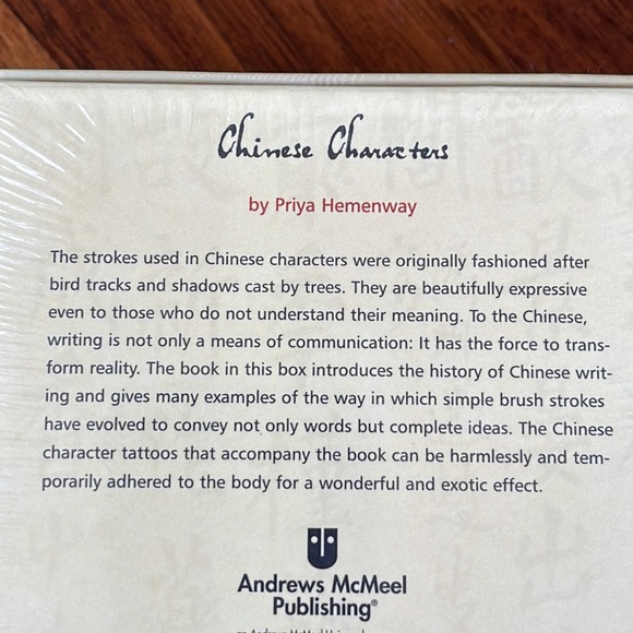 CHINESE CHARACTERS: THE ART OF PAINTING THE WORD - SEALED - Picture 5 of 5